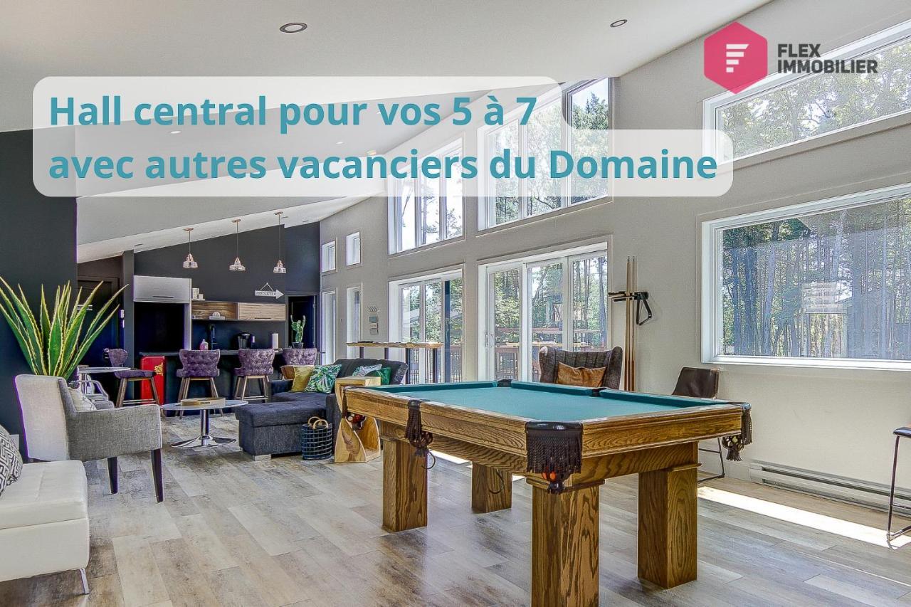 Le Blanc Bouleau De Portneuf / Private Hot Tub Villa Pont-Rouge ภายนอก รูปภาพ